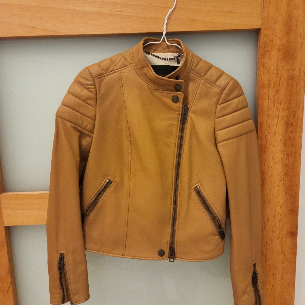 Coach leather jacket